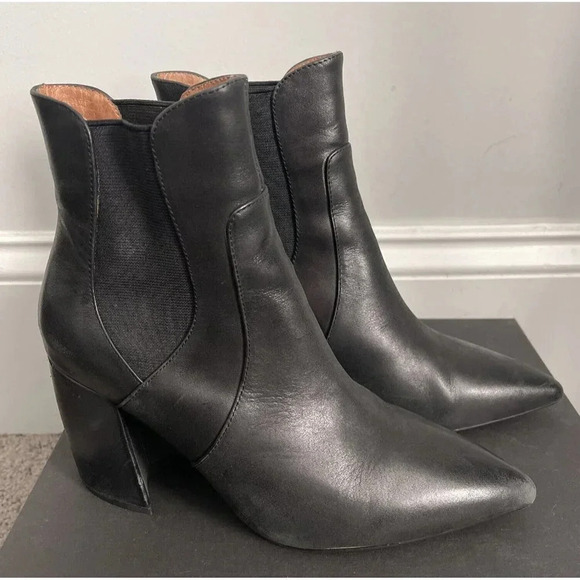 Alias Mae Akilina Boots Black Burnished Leather-Size US 6 / EUR 36 - Picture 9 of 9